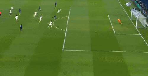 登贝莱谈第二球：我本想直接打门，看门将站位偏前就选了挑射